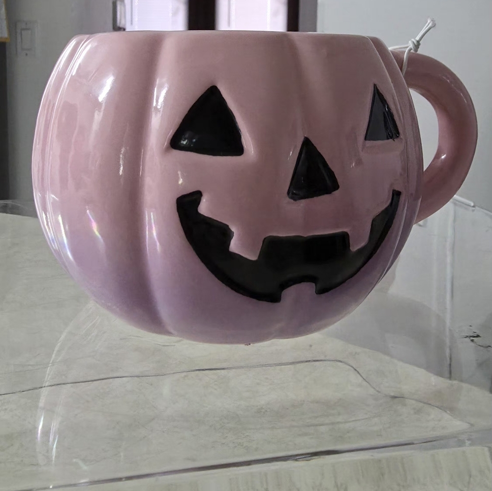 Jack-o-Lantern Mug • Pink Purple Ombre • NEW
